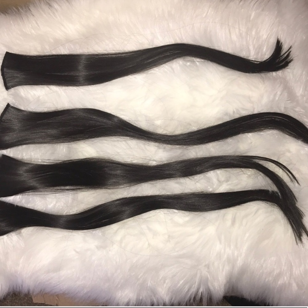🖤SYNTHETIC HAIR CLIP IN EXTENSIONS